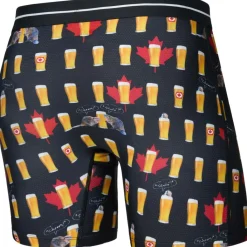 SAXX Volt Breathable Mesh onderbroek heren cheers canada-black< Sportondergoed