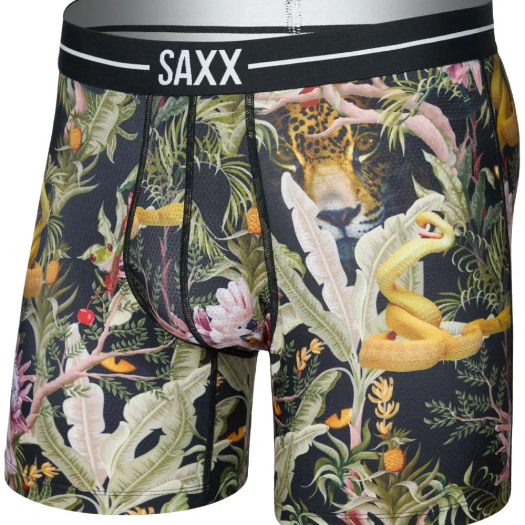 SAXX Volt Breathable Mesh onderbroek heren jungle juice-black< Sportondergoed
