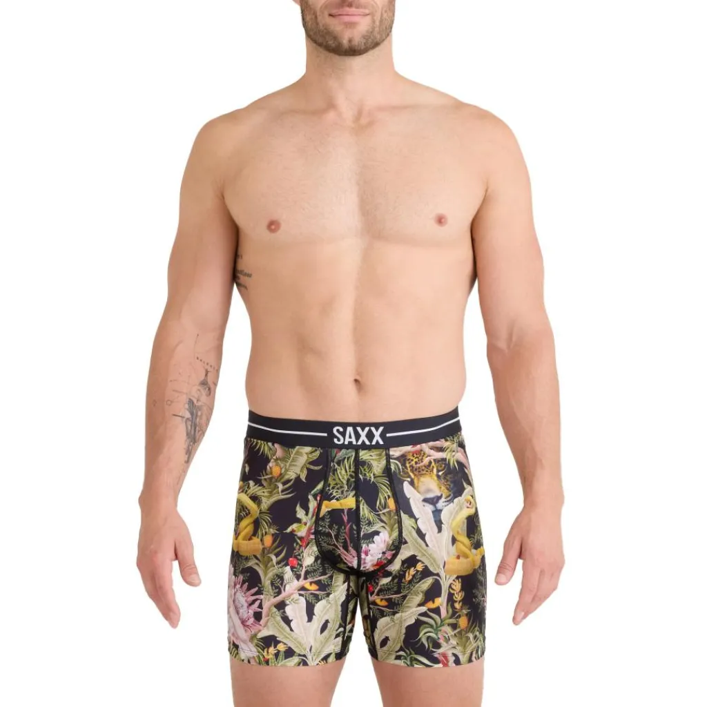 SAXX Volt Breathable Mesh onderbroek heren jungle juice-black< Sportondergoed