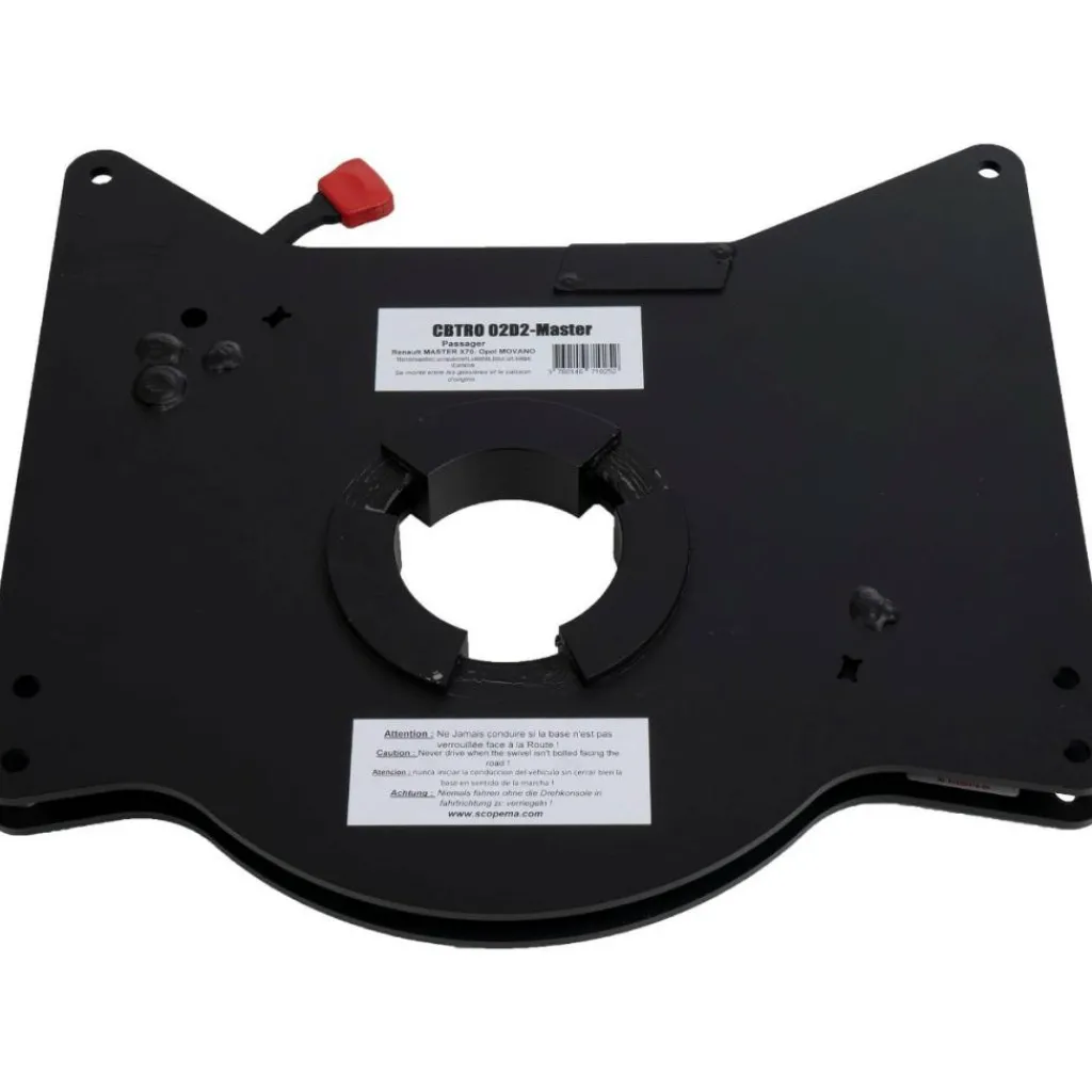 Scopema Renault Master Opel Movano Nissan Interstar draaiplateau bijrijder van 1998 tot 2009< Draaiplateaus