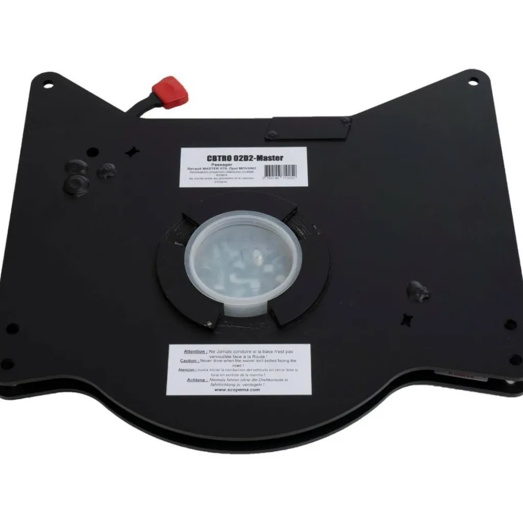 Scopema Renault Master Opel Movano Nissan Interstar draaiplateau bijrijder van 1998 tot 2009< Draaiplateaus