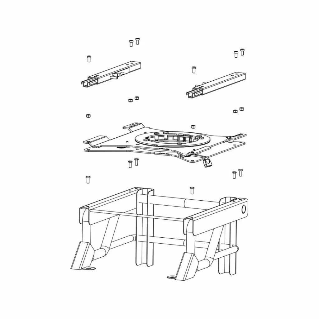 Scopema V3 Fiat Ducato Peugeot Boxer Citroën Jumper vanaf 2006 draaiplateau bijrijder< Draaiplateaus