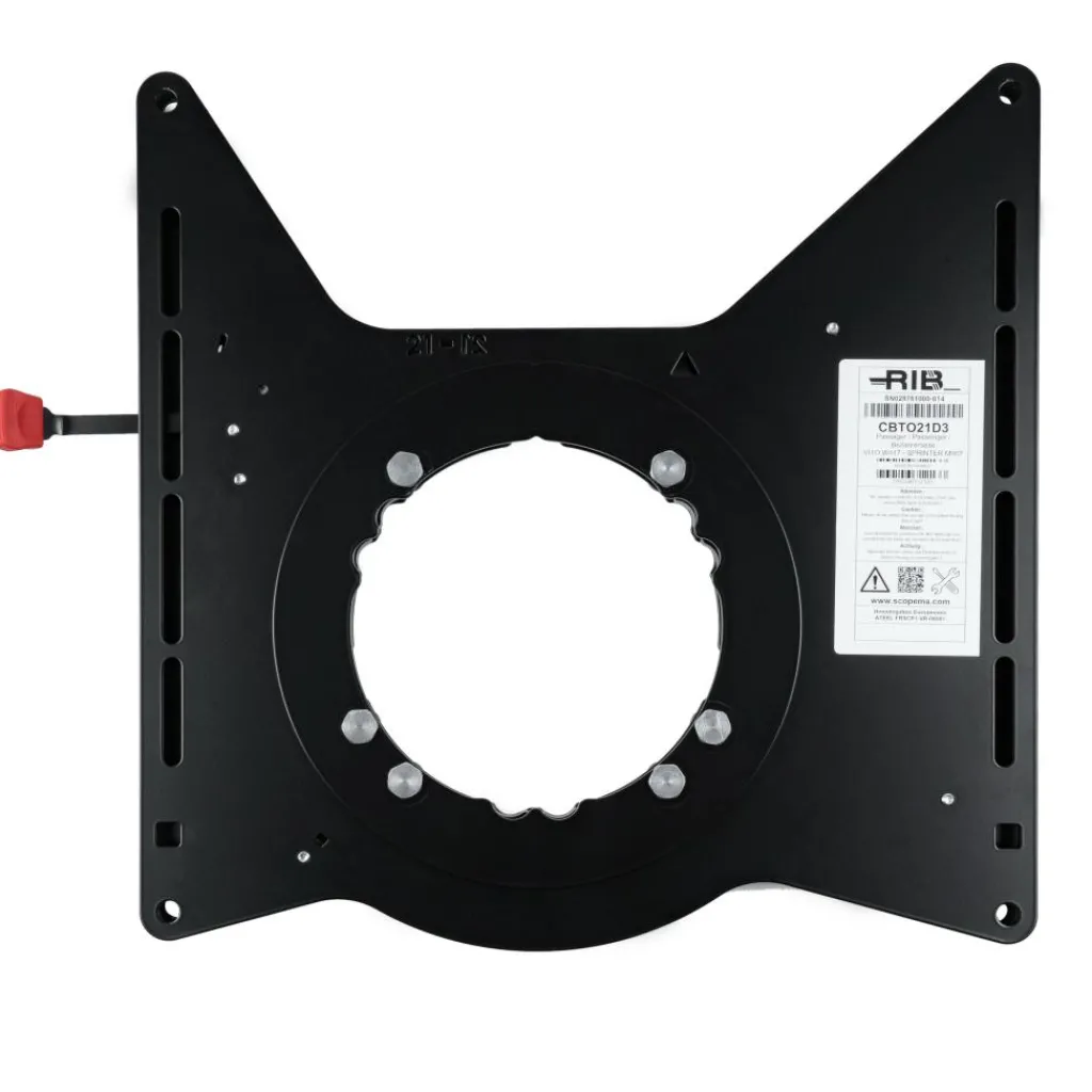 Scopema V3 Mercedes Vito-Viano vanaf 2015 en Mercedes Sprinter vanaf 2018 draaiplateau bijrijder< Draaiplateaus