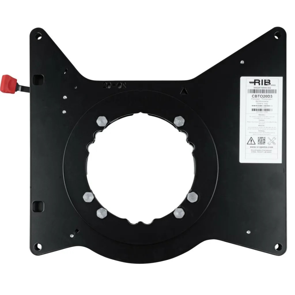 Scopema V3 Renault Trafic Opel Vivaro vanaf 2014 draaiplateau bijrijder< Draaiplateaus