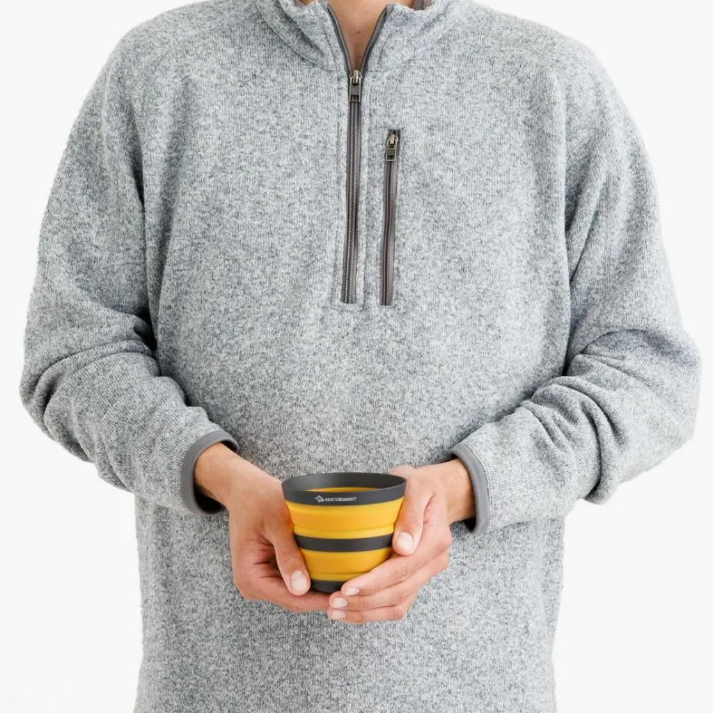 Sea To Summit Frontier UL opvouwbare beker 400 ml sulphur yellow< Glazen & Bekers