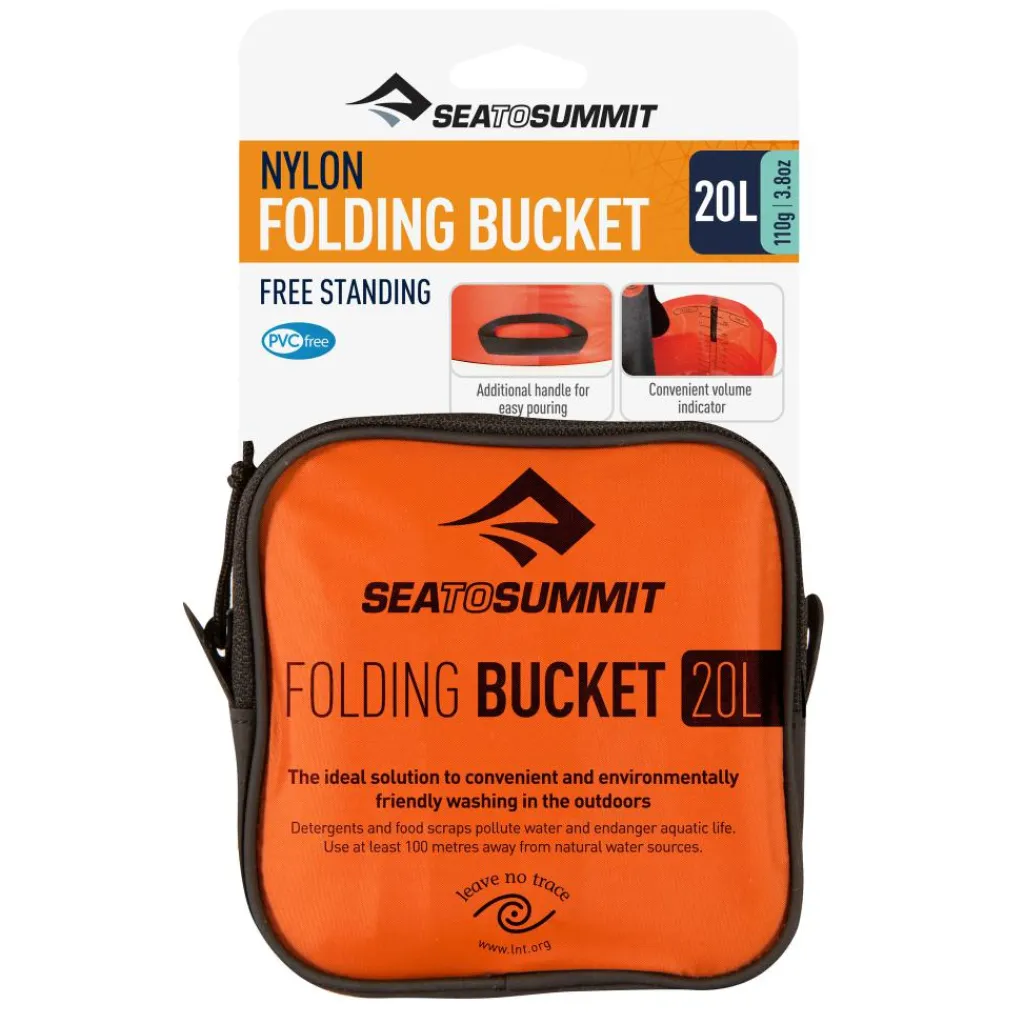 Sea To Summit Opvouwbare emmer 20 liter red< Emmers & Bakken