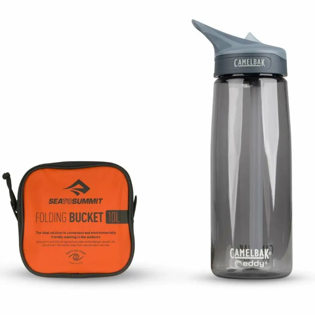 Sea To Summit Opvouwbare emmer 10 liter red< Emmers & Bakken