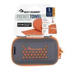 Reishanddoeken-Sea To Summit  Pocket handdoek 80 x 40 cm outback orange