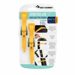 Overige Accessoires-Sea To Summit  Stretch-Loc TPU straps 300 x 12 mm yellow per 2 stuks