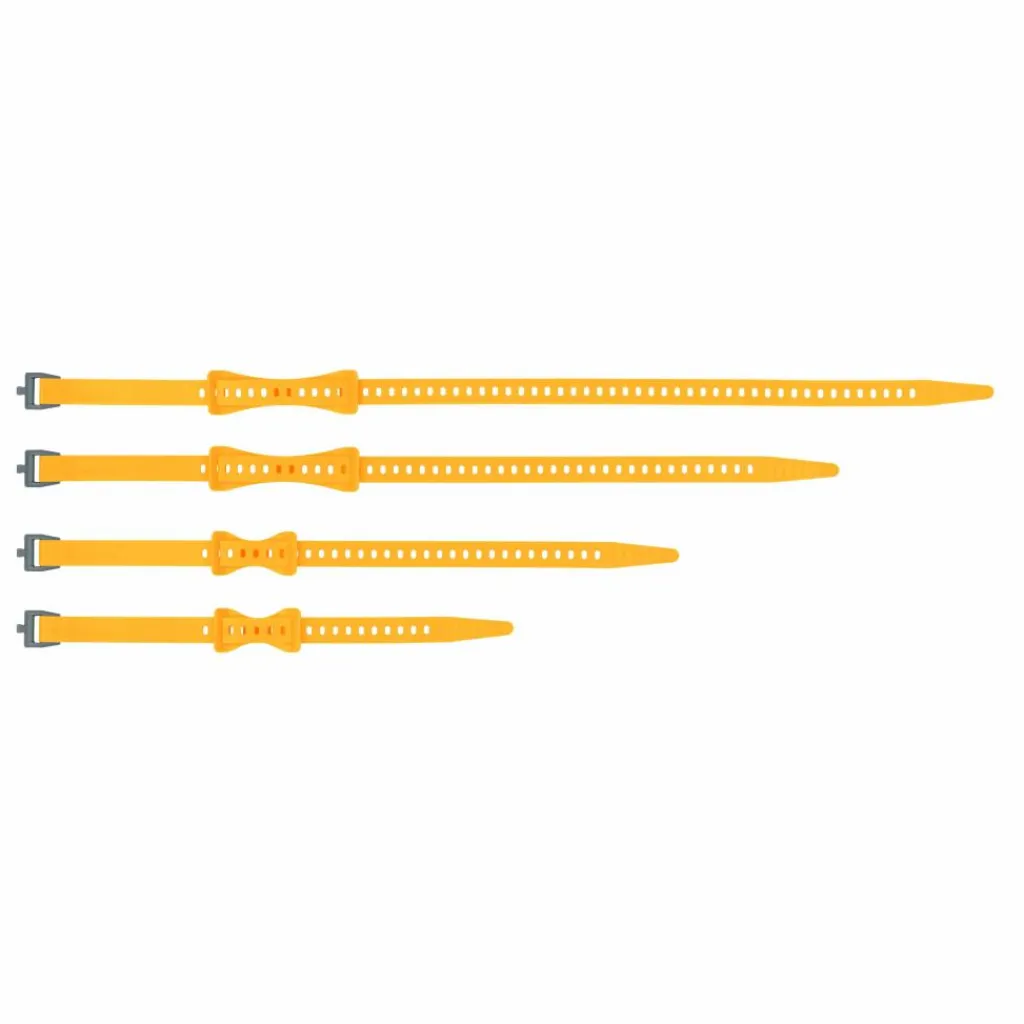 Overige Accessoires-Sea To Summit Stretch-Loc TPU straps yellow per 4 stuks