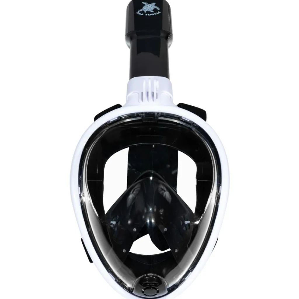 Zwemmen & Duiken-Sea Turtle snorkelmasker white black - S - M