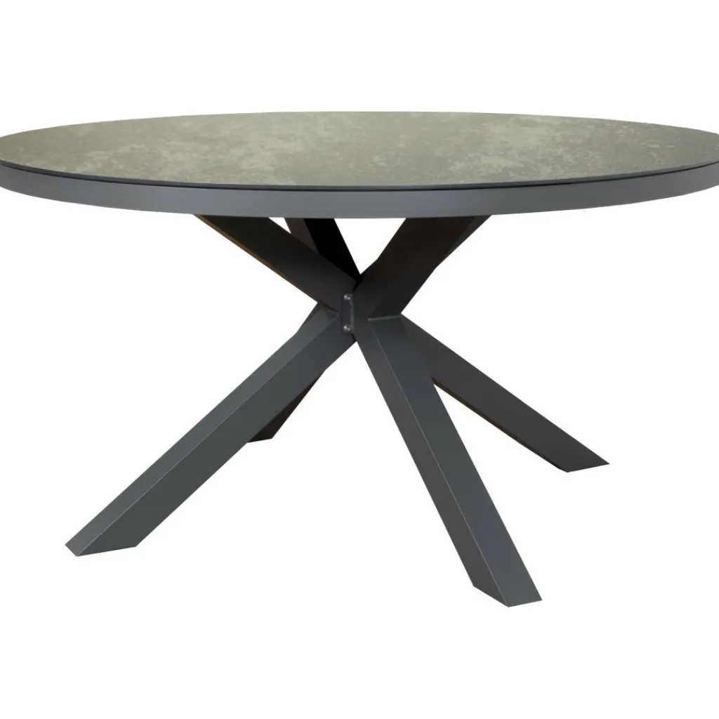 Tuintafels-SENS-Line Bianca dining tafel ø 140 cm antraciet