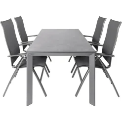 Tuinsets-SENS-Line Bianca Legato Curve 180 x 90 cm tuinset 5-delig