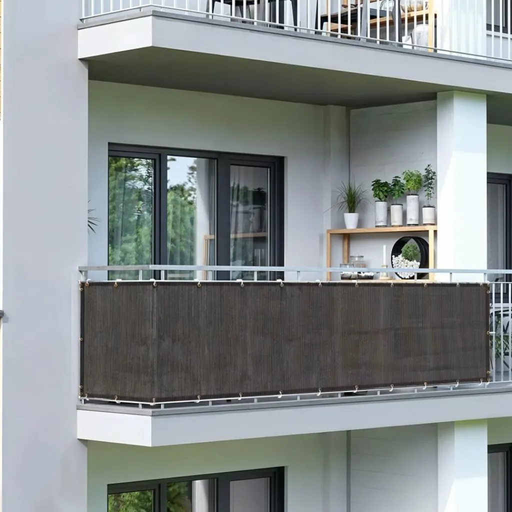 Shadow Comfort Balkondoek 80 x 500 cm carbon black< Zonwering