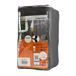 Shadow Comfort  Buitengordijnen 137 x 220 cm carbon black per 2  stuks< Zonwering