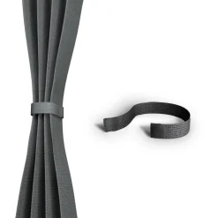 Zonwering-Shadow Comfort Buitengordijnen 137 x 220 cm cool grey per 2 stuks