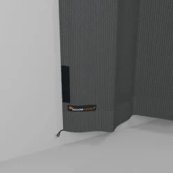 Zonwering-Shadow Comfort Buitengordijnen 137 x 220 cm cool grey per 2 stuks