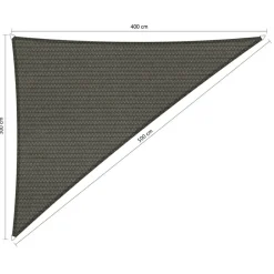 Shadow Comfort Driehoek schaduwdoek 300 x 400 x 500 cm cool grey< Zonwering