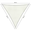 Shadow Comfort  Driehoek schaduwdoek 300 x 300 x 300 cm arctic  white< Zonwering