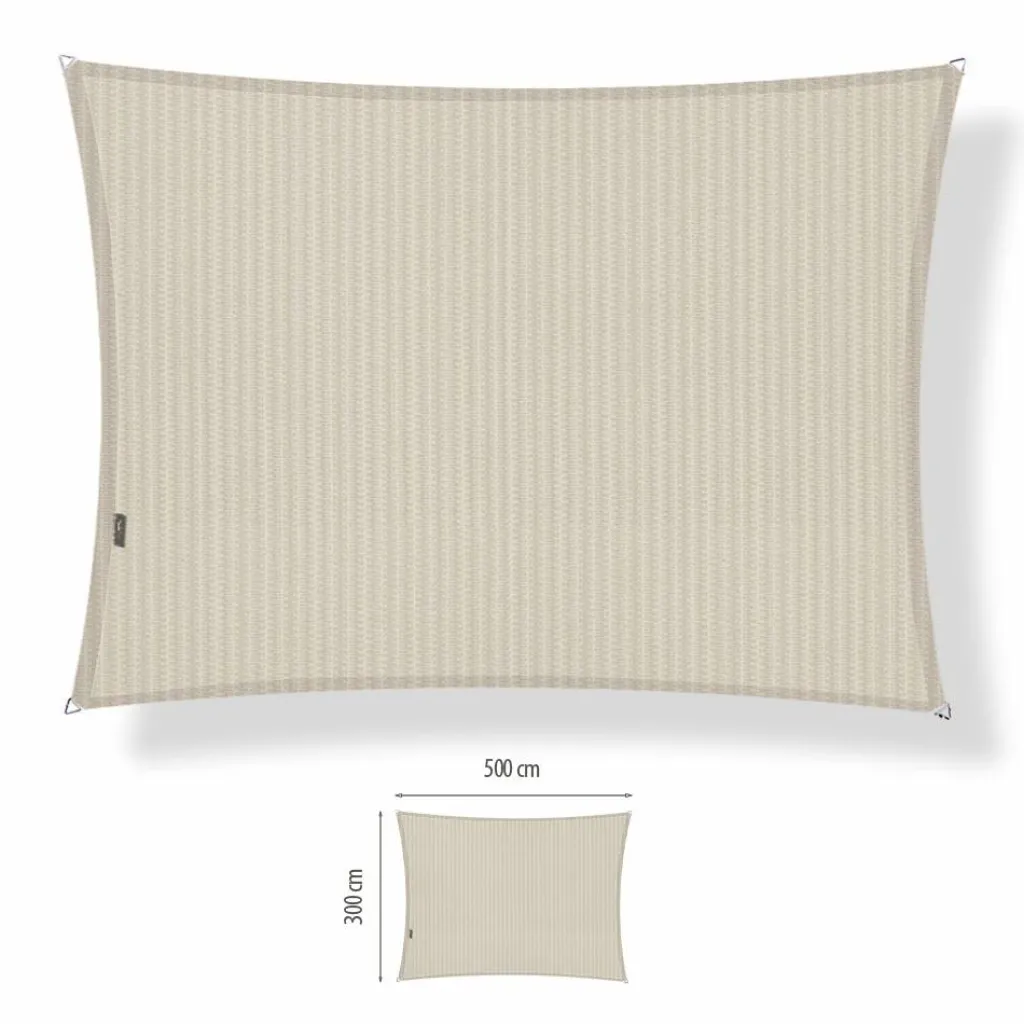 Zonwering-Shadow Comfort Rechthoek schaduwdoek 300 x 500 cm sahara sand