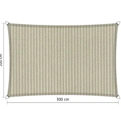Zonwering-Shadow Comfort  Rechthoek schaduwdoek 200 x 300 cm sahara sand