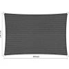 Shadow Comfort  Rechthoek schaduwdoek 200 x 300 cm cool grey< Zonwering