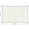 Shadow Comfort  Rechthoek schaduwdoek 300 x 400 cm arctic white< Zonwering
