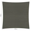 Zonwering-Shadow Comfort  Vierkant schaduwdoek 400 x 400 cm cool grey
