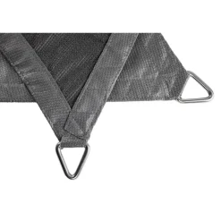 Zonwering-Shadow Comfort  Waterdicht driehoek schaduwdoek 400 x 400 x 400  cm grey
