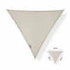 Shadow Comfort  Waterdicht driehoek schaduwdoek 400 x 400 x 400  cm sand< Zonwering