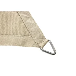Shadow Comfort Waterdicht driehoek schaduwdoek 400 x 400 x 400 cm sand< Zonwering