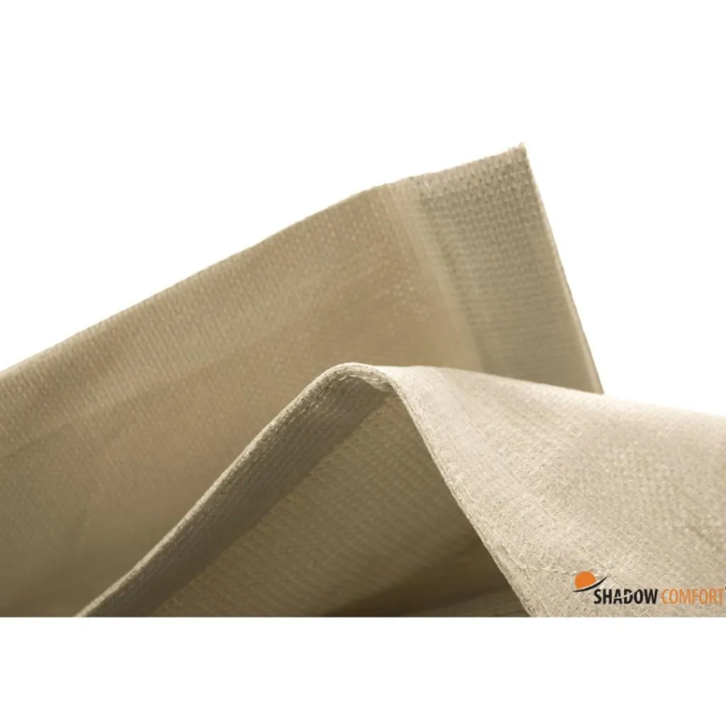 Shadow Comfort Waterdicht driehoek schaduwdoek 400 x 400 x 400 cm sand< Zonwering