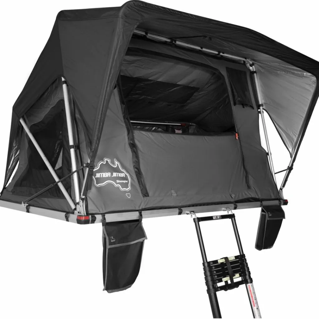 2-Persoons Tent|Tunneltenten-Sheepie Jimba Jimba Large daktent black grey