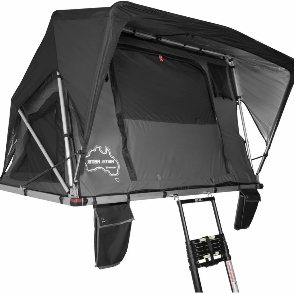 2-Persoons Tent|Tunneltenten-Sheepie Jimba Jimba Large daktent black grey