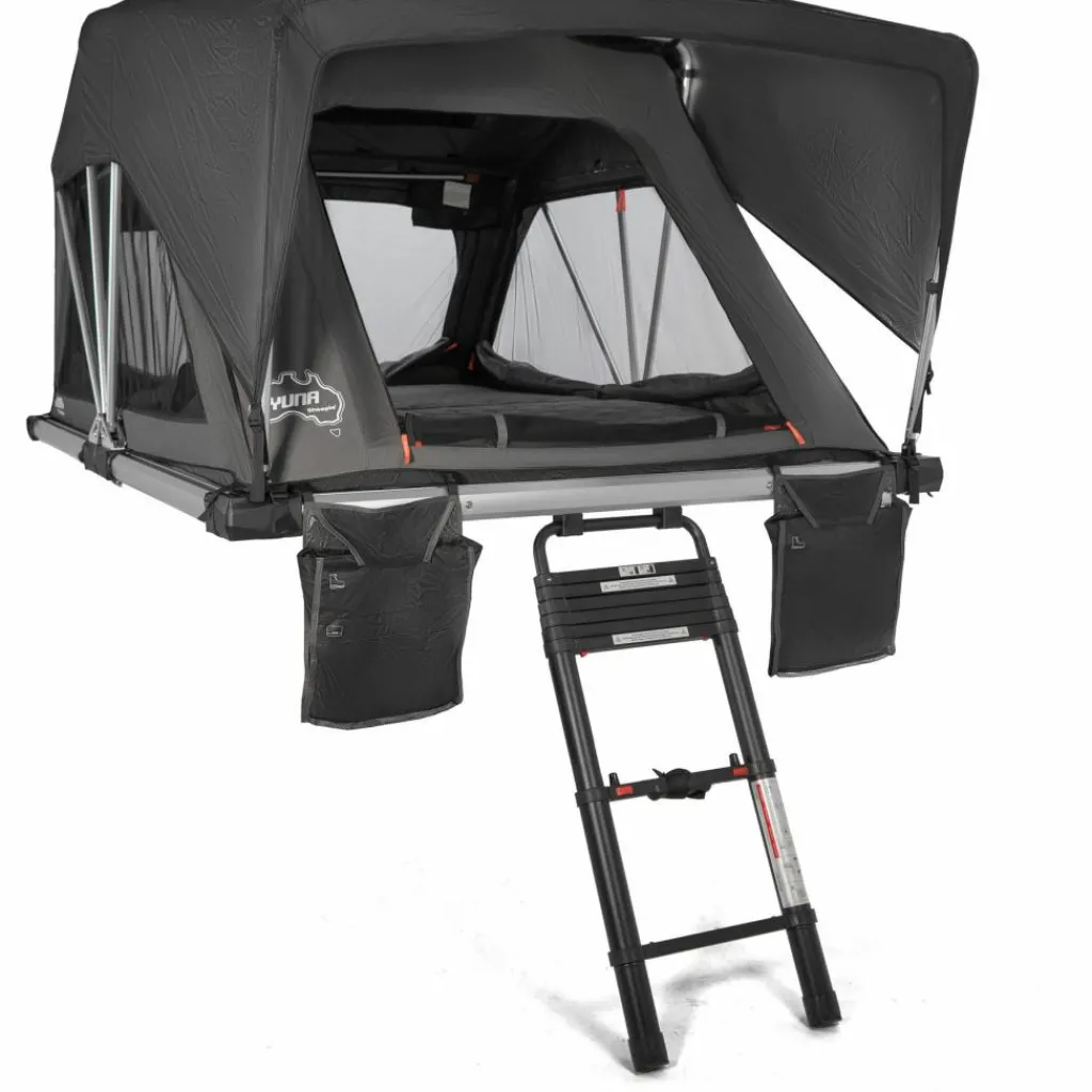 2-Persoons Tent|Tunneltenten-Sheepie Yuna 2.0 140 daktent black grey