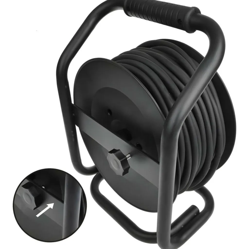 Camping Elektra-SHI CEE-Schuko kabelhaspel 25 meter