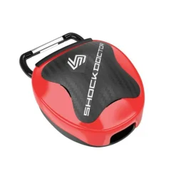 Shock Doctor  Opbergbox gebitsbeschermer red< Hockey Bescherming