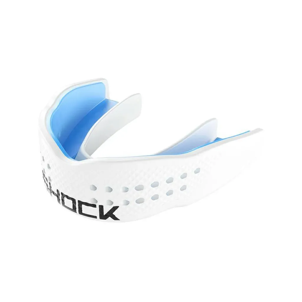 Shock Doctor Superfit Power gebitsbeschermer white< Hockey Bescherming