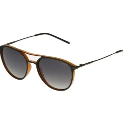 Zonnebrillen-Sinner Carmel zonnebril gradient green matte dark brown