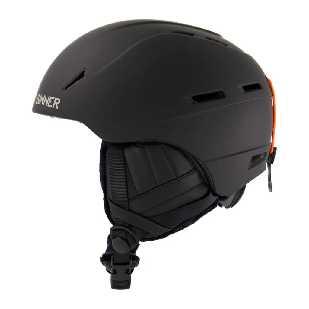Skihelmen|Wintersport-Sinner Combi-pack CREST skihelm met Toxic skibril black