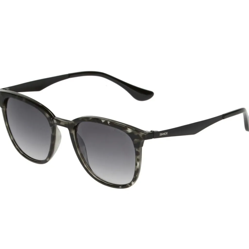 Zonnebrillen-Sinner Cowell zonnebril gradient smoke matte black grey tortoise