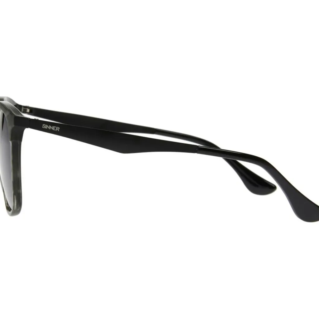 Zonnebrillen-Sinner Cowell zonnebril gradient smoke matte black grey tortoise