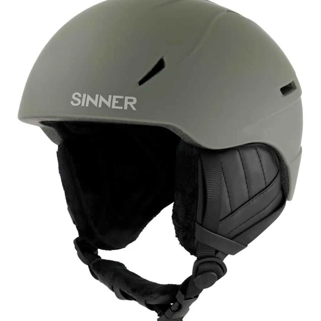 Sinner CREST skihelm moss green< Skihelmen|Wintersport