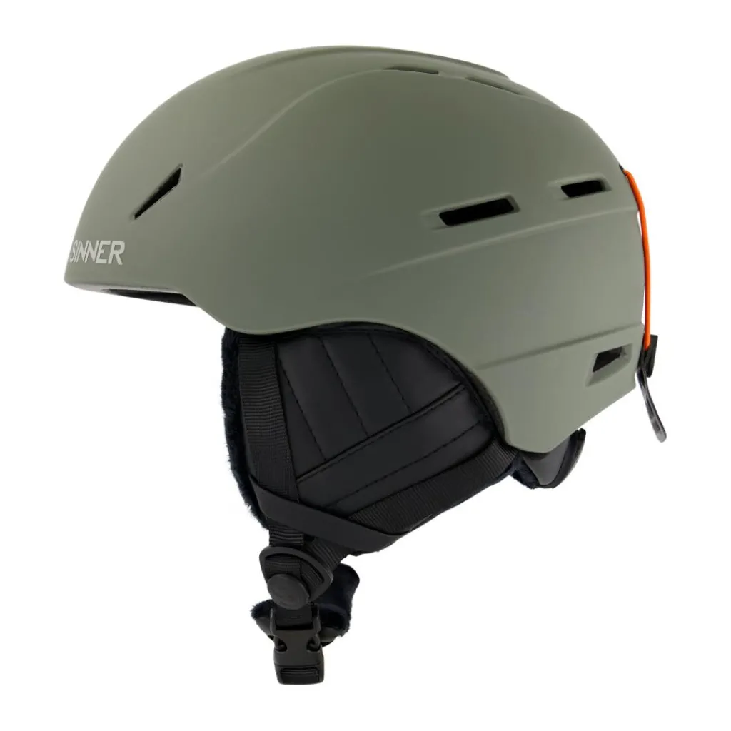 Sinner CREST skihelm moss green< Skihelmen|Wintersport