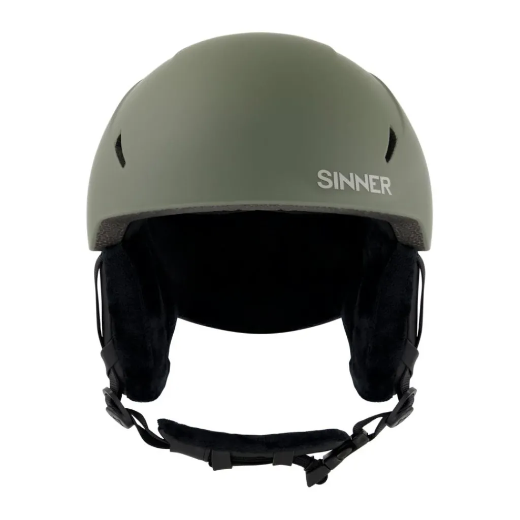 Sinner CREST skihelm moss green< Skihelmen|Wintersport