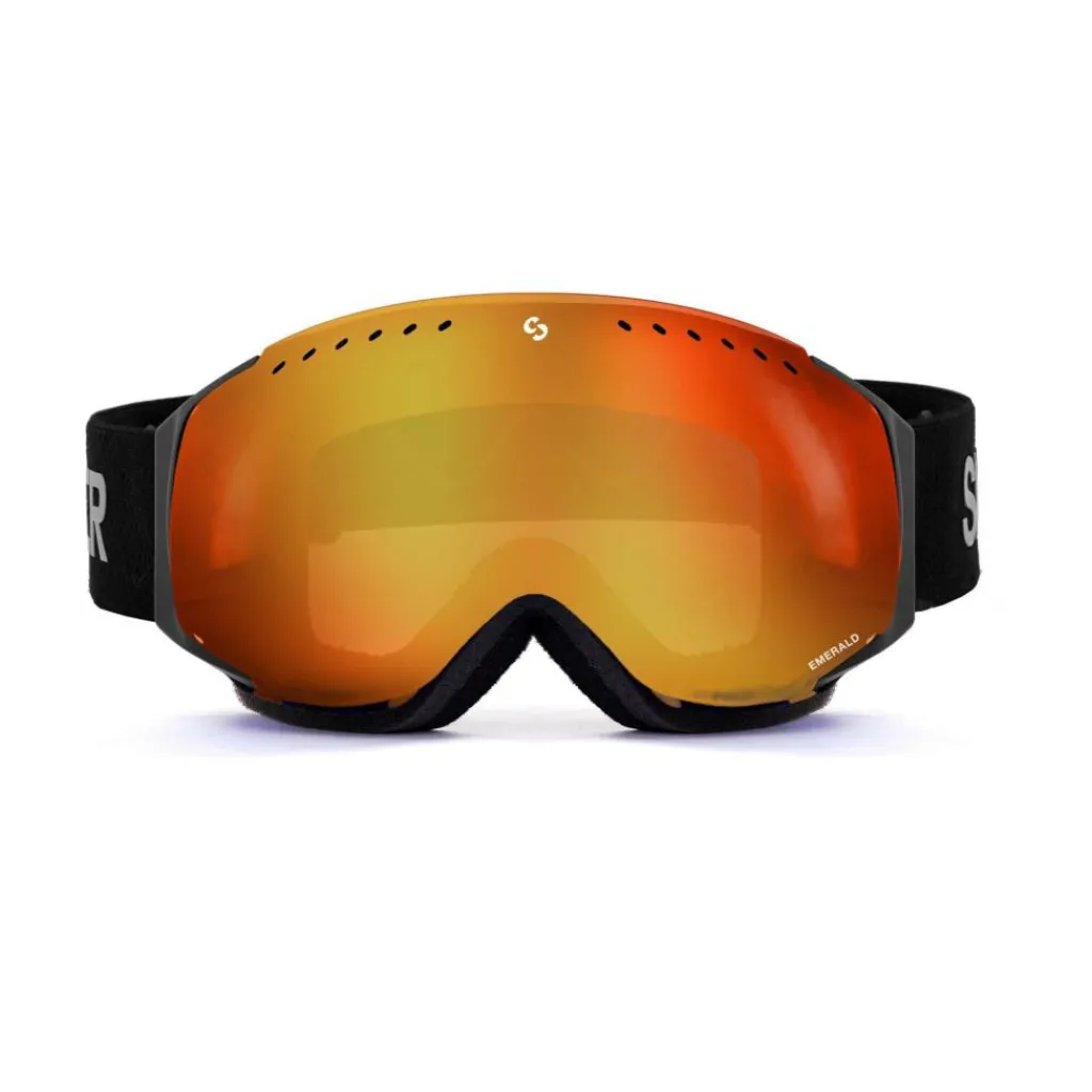 Sinner EMERALD skibril matte black< Skibrillen|Wintersport