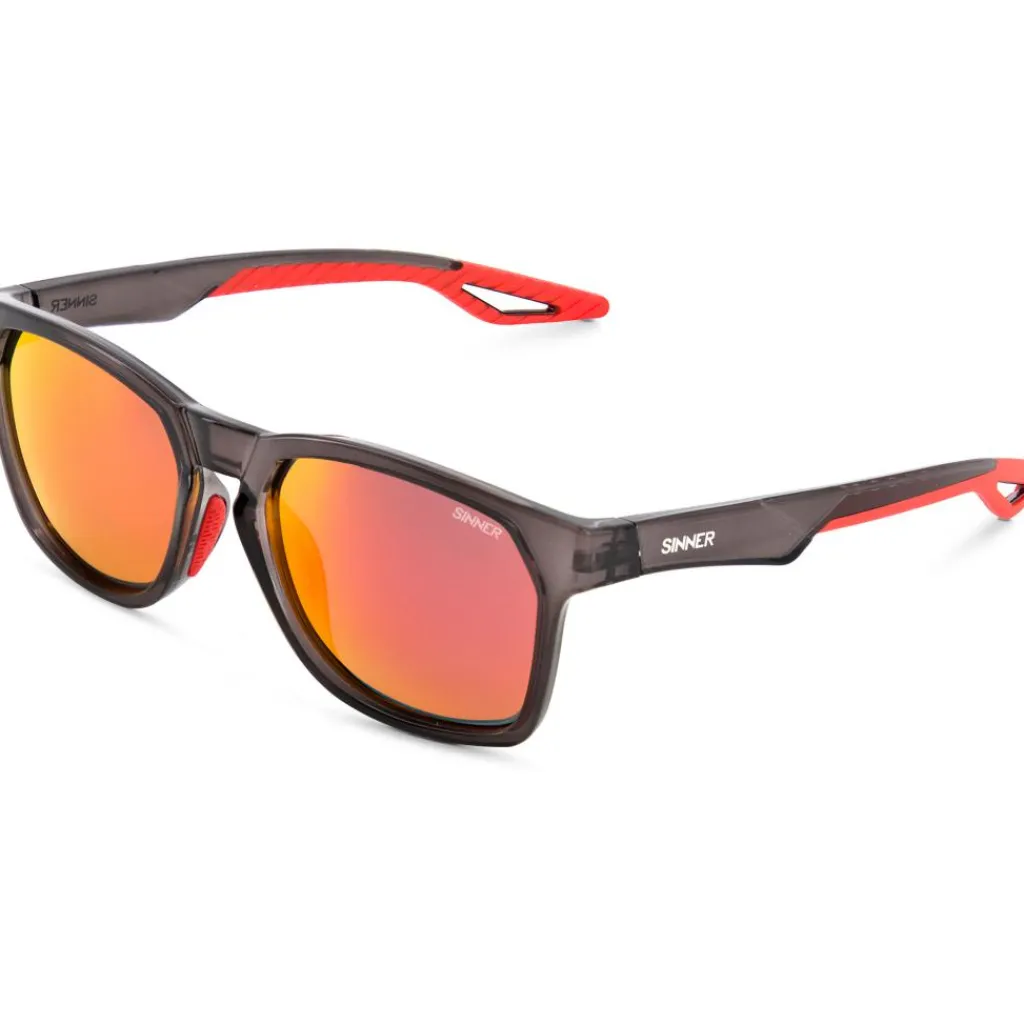 Sinner Faveira zonnebril smoke red oil crystal black red< Zonnebrillen