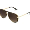 Sinner Milan zonnebril gold mirror gold tortoise< Zonnebrillen