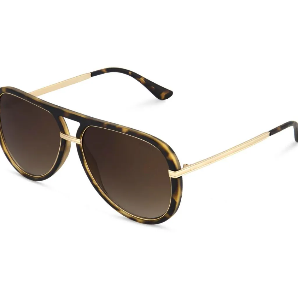 Sinner Milan zonnebril gold mirror gold tortoise< Zonnebrillen