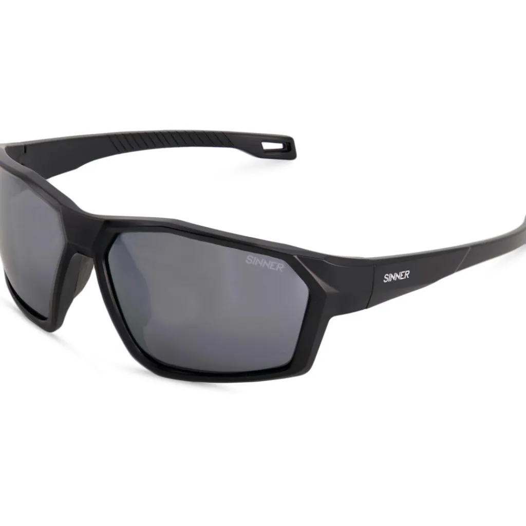 Sinner Parkia zonnebril smoke matte dark grey matte black< Zonnebrillen